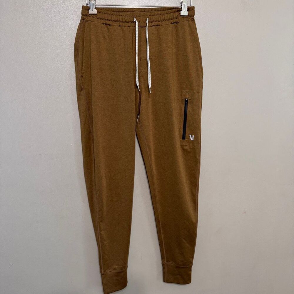Vuori Men's Sunday Performance Jogger black size XS gold bronze color
